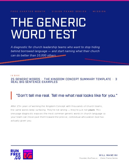 The Generic Word Test